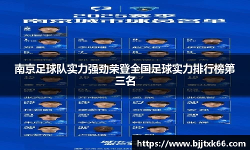 南京足球队实力强劲荣登全国足球实力排行榜第三名
